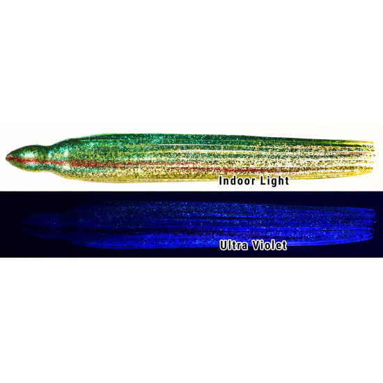 Size 25 Green Gold Glitter