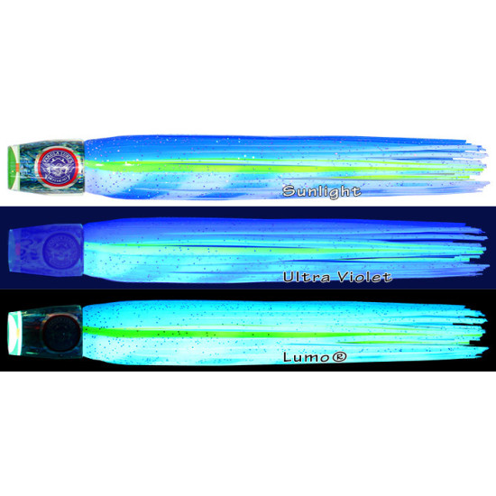 Paua Guru Magnet Blue Lumo