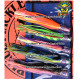 PAK 70 - Medium Tackle Stripes and Blues 15kg to 24kg - 30lb to 50lb Line Class With Outriggers