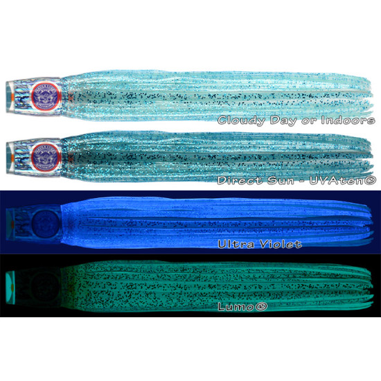 Paua Shaker Blue Crystal UV2