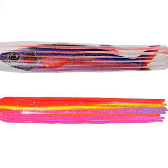 Size 25 Pair Red Bait Tinker Fish Print