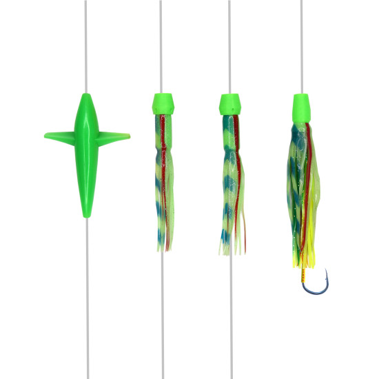 Size 15 - No Brainer Hooked Daisy Chain - Lumo Green